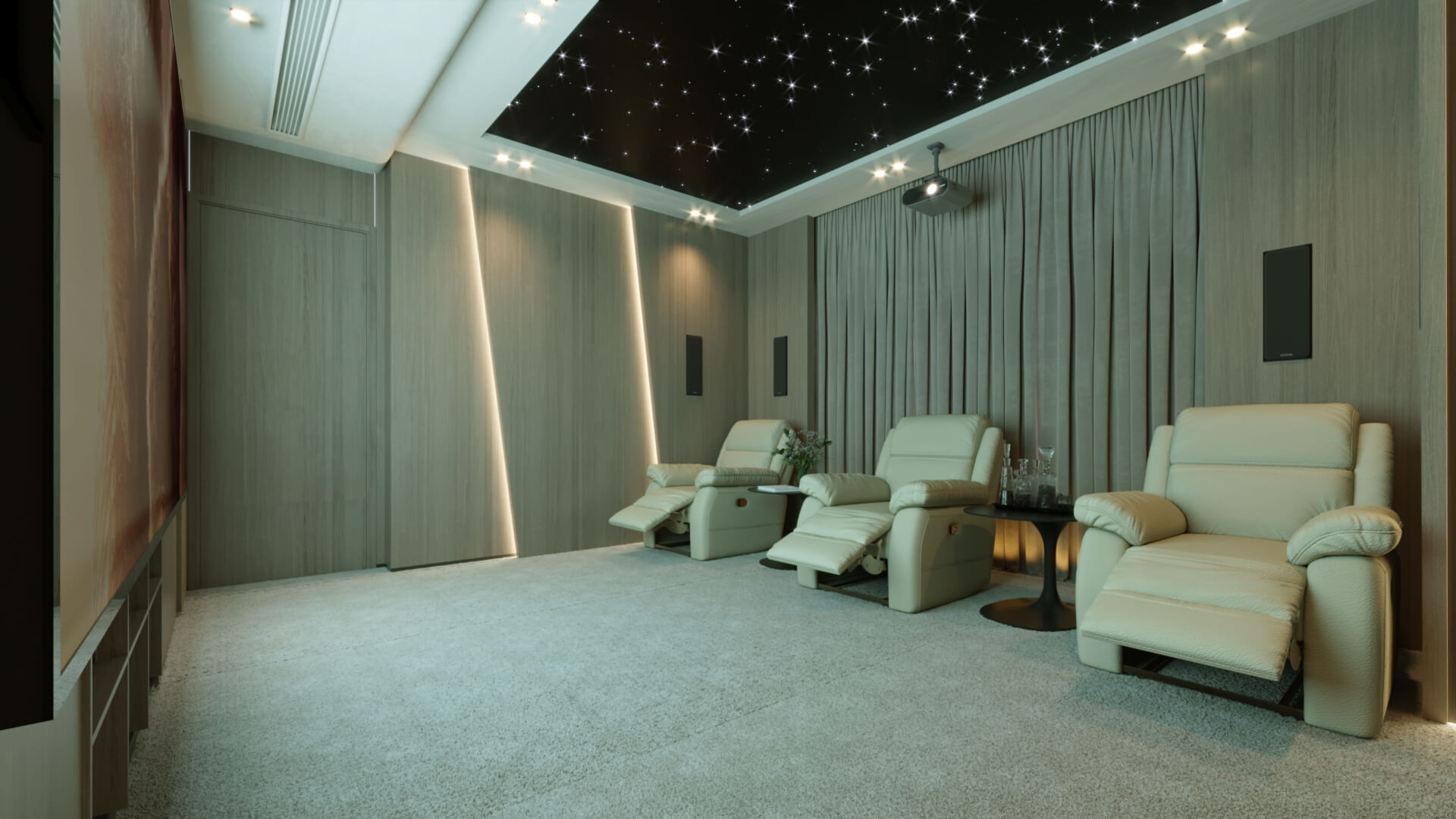 Al-Ain Villa Home Cinemas 3 render View 003