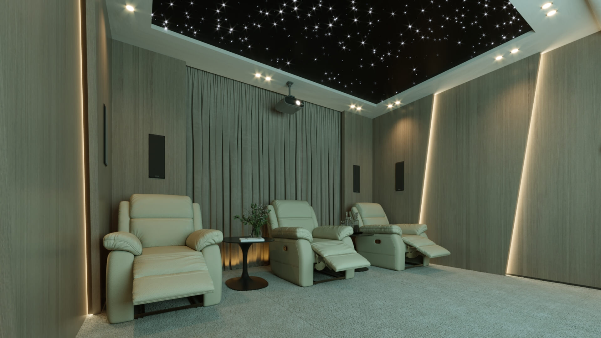 Al-Ain Villa Home Cinemas 2 render View 004