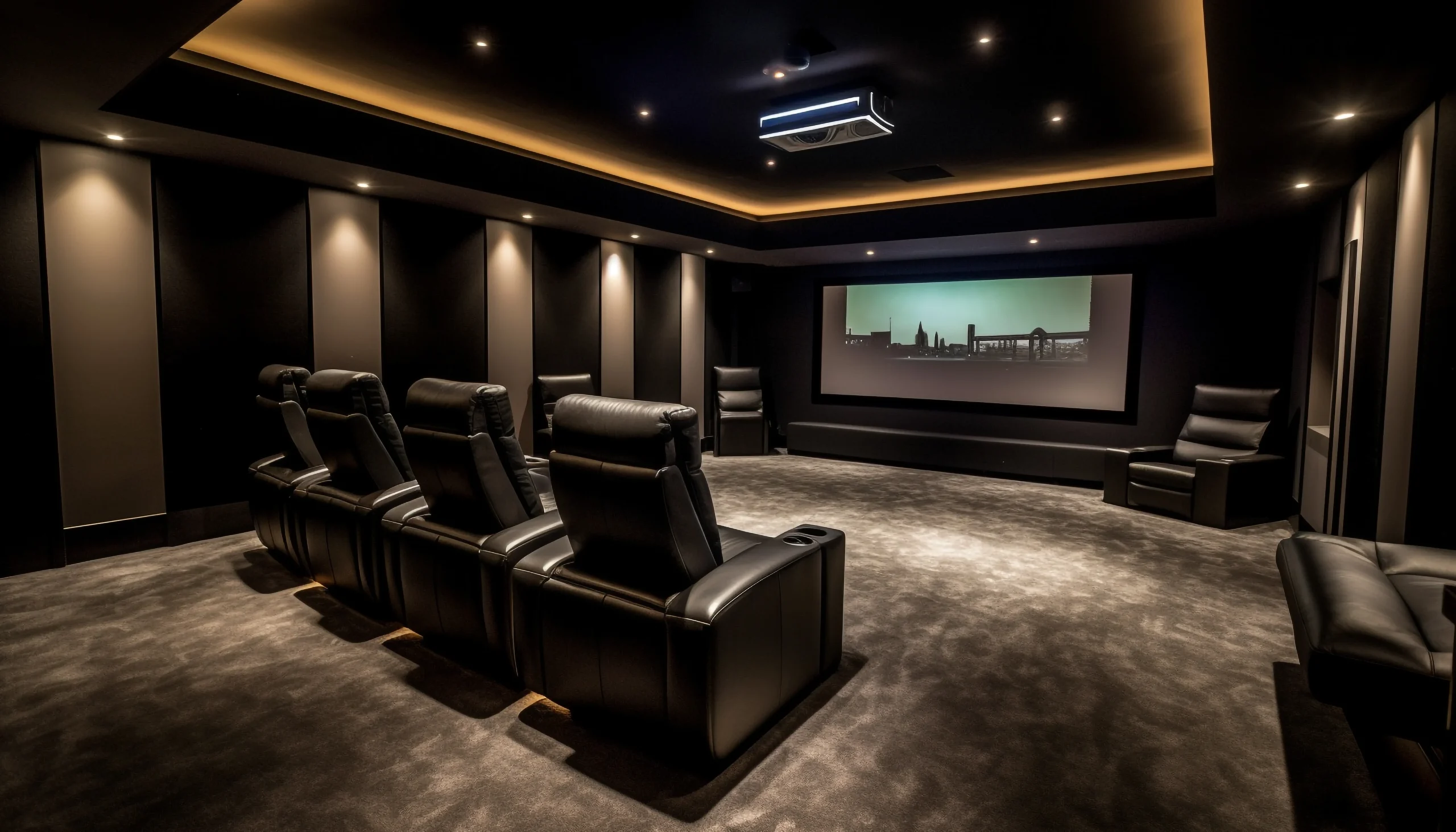 Modern Home Theater Design Ideas