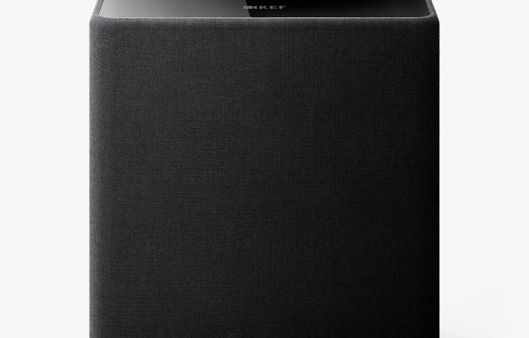 Modern home theatre with KEF speakers installed as the best sound system for home theatre, creating powerful cinematic audio.